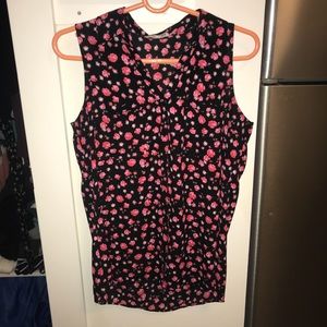 Express button up tank